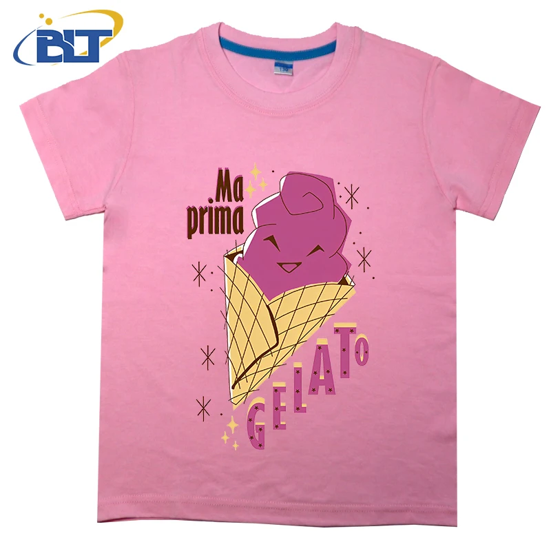 Gelato! Printed kids T-shirt, summer pure cotton short-sleeved casual top, suitable for both boys and girls
Gelato! Printed kids T-shirt, summer pure cotton short-sleeved casual top, suitable for both boys and girls