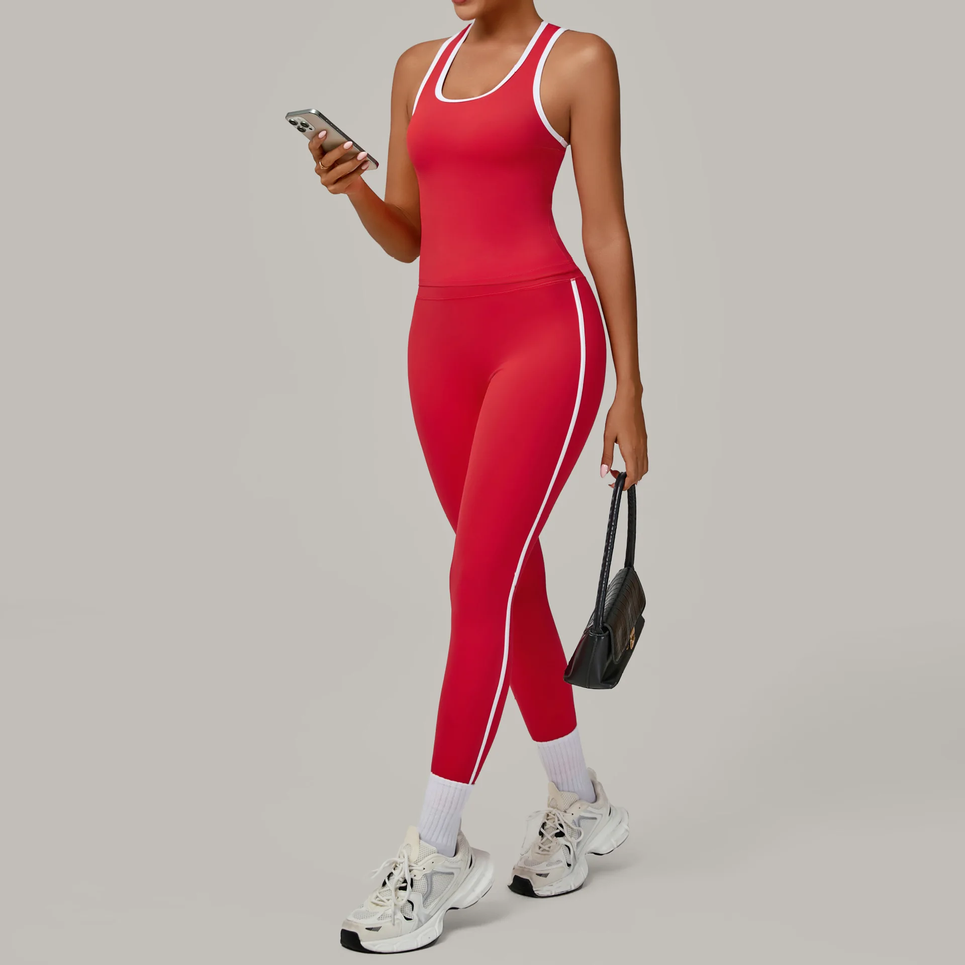 2PCS Women Clothes Yoga Set Workout Outfits Gym Tracksuit High Waist Leggings Quick Drying Sports Bra Athletic Gym Set for Women
2PCS Women Clothes Yoga Set Workout Outfits Gym Tracksuit High Waist Leggings Quick Drying Sports Bra Athletic Gym Set for Women