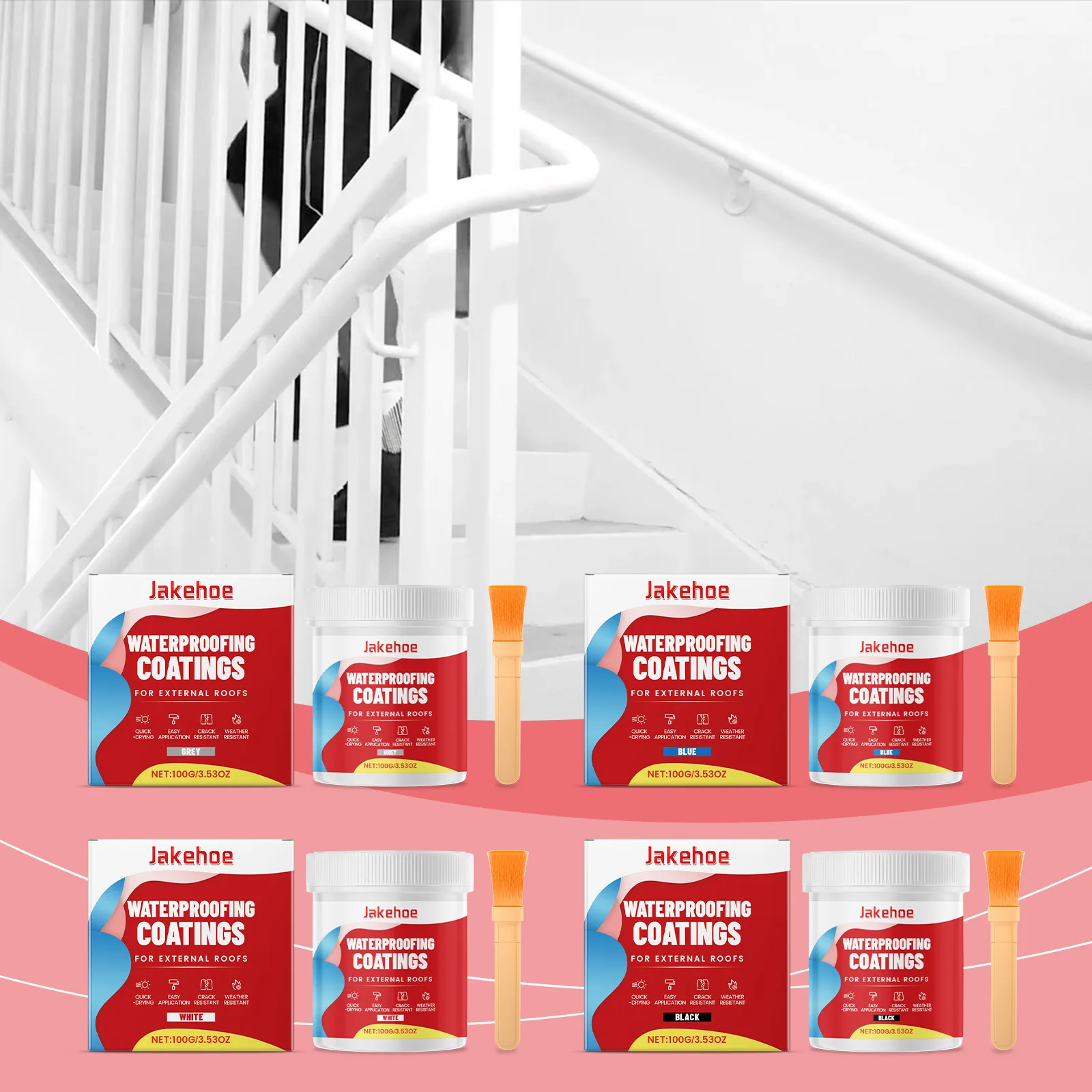 Набор водонепроницаемых покрытий для бетона — герметичный герметик для трещин по дереву/металлу, прочный защитный слой, легкое нанесение кистей
Набор водонепроницаемых покрытий для бетона — герметичный герметик для трещин по дереву/металлу, прочный защитный слой, легкое нанесение кистей