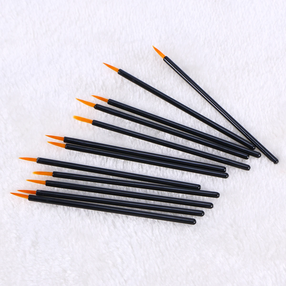 100pcs Disposable Eyeliner Brush 9 2cm Precision Applicator Wand for Lip Gloss Lipstick Travel Size Makeup Tools 
100pcs Disposable Eyeliner Brush 9 2cm Precision Applicator Wand for Lip Gloss Lipstick Travel Size Makeup Tools