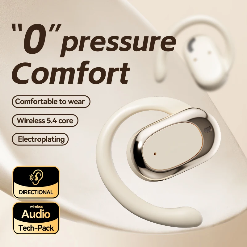 Hanging ear open AI translation Bluetooth earphones 5.3 comfortable intelligent noise reduction touch Bluetooth earphones
Hanging ear open AI translation Bluetooth earphones 5.3 comfortable intelligent noise reduction touch Bluetooth earphones