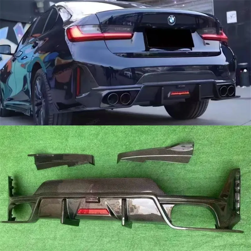 For BMW 3 Series G20 G28 2023-2025 Real Carbon Fiber Car Rear Bumper Lip Diffuser Splitters Spoiler Car Accessories Body Kit
For BMW 3 Series G20 G28 2023-2025 Real Carbon Fiber Car Rear Bumper Lip Diffuser Splitters Spoiler Car Accessories Body Kit