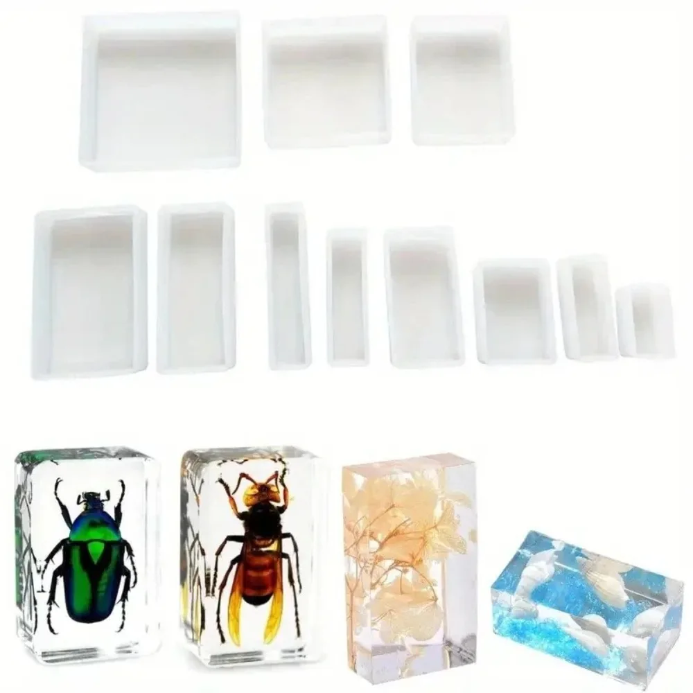 11Pcs Square Silicone Molds Different Sizes DIY Handmade Jewelry Resin Dried Flower Ornaments Square Ball Molds, Resin Jewelry
11Pcs Square Silicone Molds Different Sizes DIY Handmade Jewelry Resin Dried Flower Ornaments Square Ball Molds, Resin Jewelry