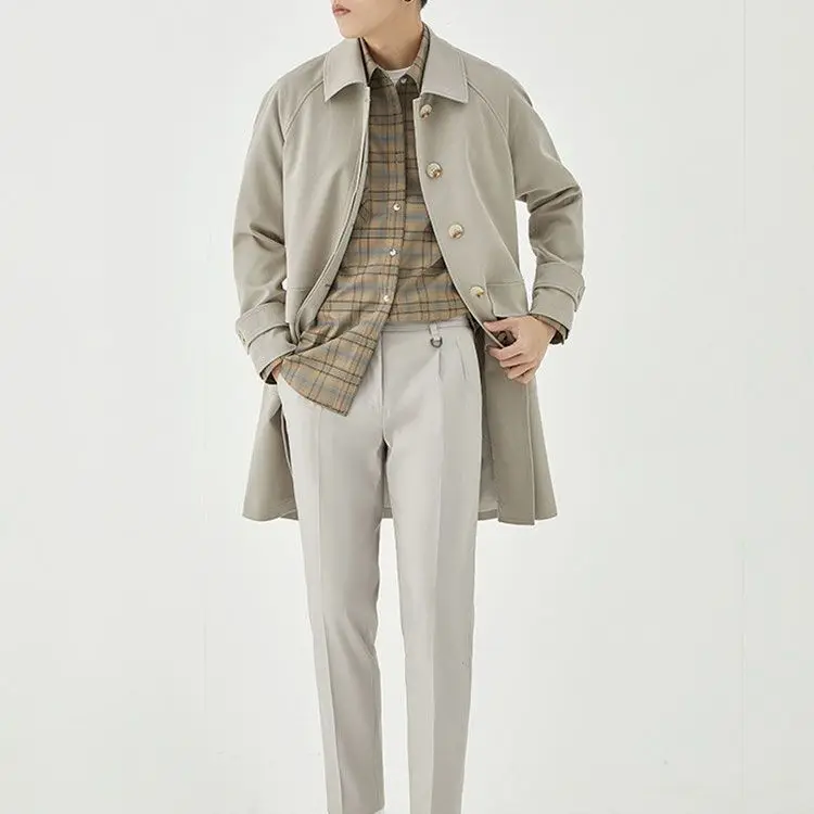 Casual Windbreaker Men's Mid To Long Loose and Trendy Top Spring and Autumn 2024 New Collection Stylish Men's Jacket Trench Coat
Casual Windbreaker Men's Mid To Long Loose and Trendy Top Spring and Autumn 2024 New Collection Stylish Men's Jacket Trench Coat