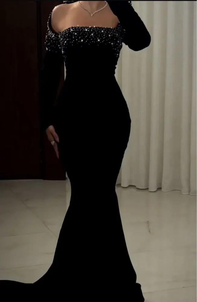 Arabian Night Birthday Dresses For Woman Beads Black Formal Occasion Prom Gowns Simply Sexy Dresses on clearance sale Customized
Arabian Night Birthday Dresses For Woman Beads Black Formal Occasion Prom Gowns Simply Sexy Dresses on clearance sale Customized