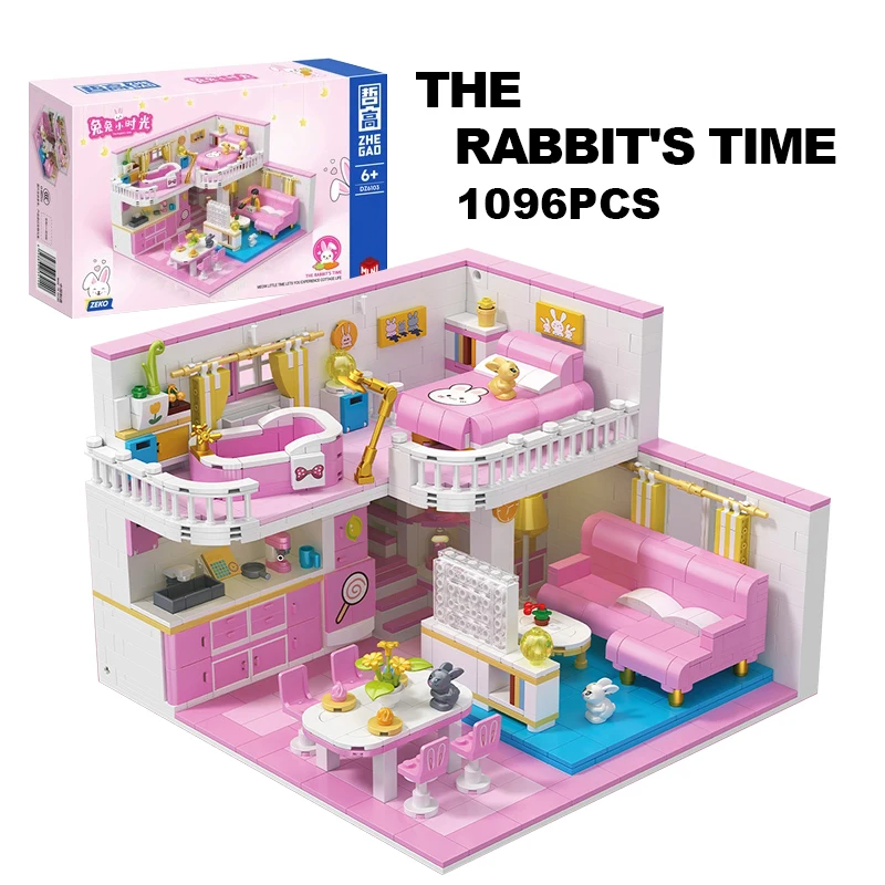 1096PCS Mini Room Pet Rabbit Apartment Building Block City Friend Play House Set Model Micro Assemble Brick Kid Architecture Toy
1096PCS Mini Room Pet Rabbit Apartment Building Block City Friend Play House Set Model Micro Assemble Brick Kid Architecture Toy