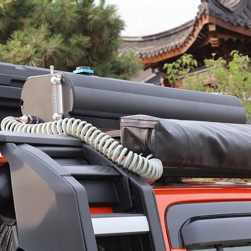 Car Roof Water Tank Aluminum Alloy Black Camping Shower Equipment for Off Road Vehicles with Easy Installation
Car Roof Water Tank Aluminum Alloy Black Camping Shower Equipment for Off Road Vehicles with Easy Installation
