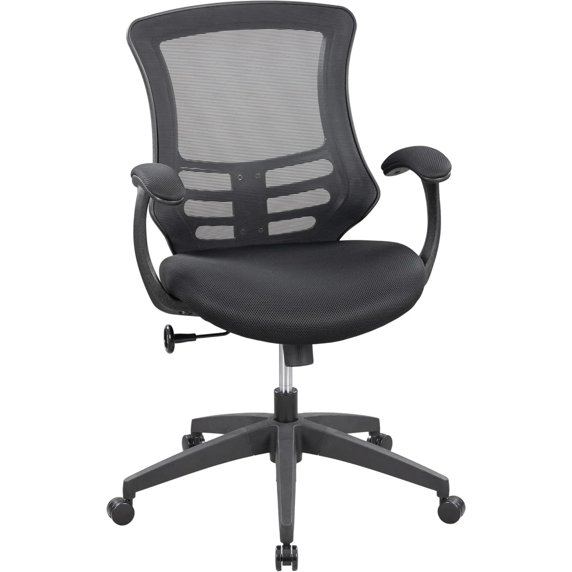 Ergonomic Office Mesh Computer Chair - Desk Chair with 3-Inch Thick Cushion, Integrated Lumbar Support, Adjustable Height, Heavy Duty 300lbs Capacity Task Chair for Home Office Work
Ergonomic Office Mesh Computer Chair - Desk Chair with 3-Inch Thick Cushion, Integrated Lumbar Support, Adjustable Height, Heavy Duty 300lbs Capacity Task Chair for Home Office Work