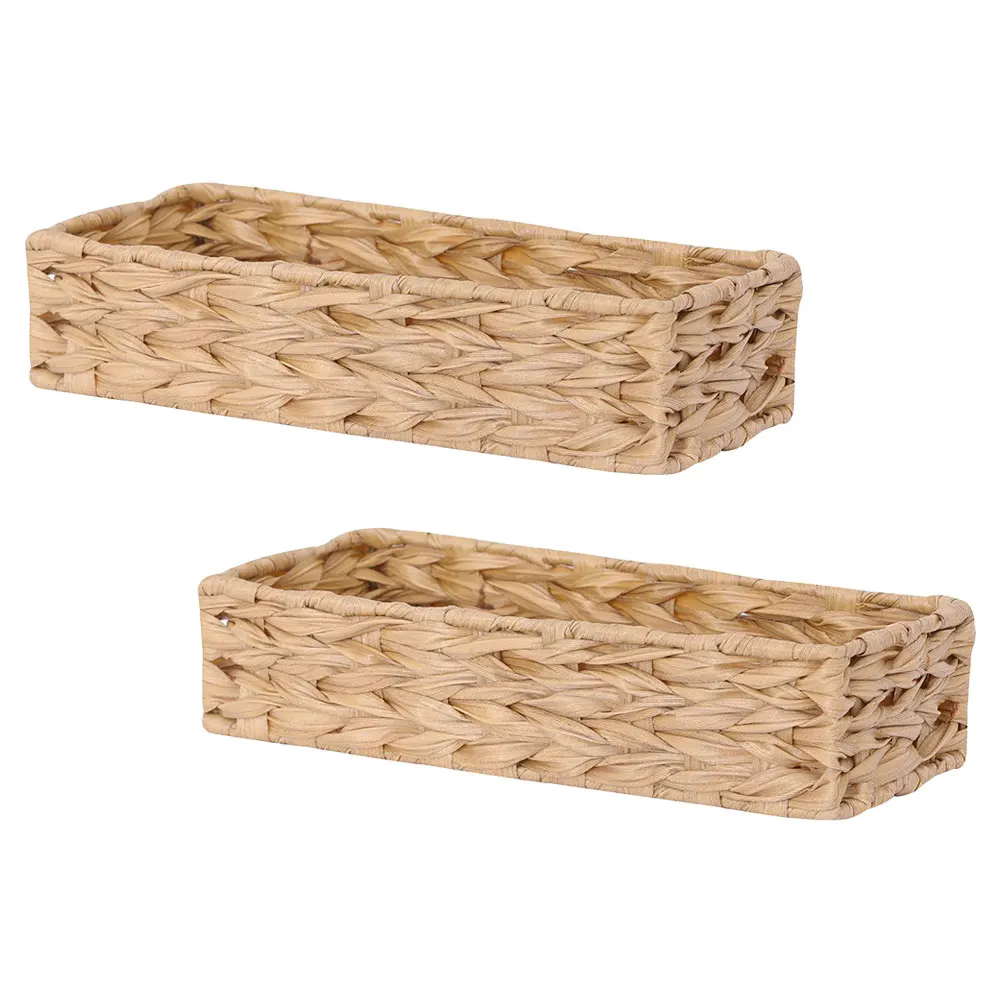 2pcs Storage Basket Set 35x15x8 Wheat Color Woven Bins for Living Room Kitchen Home Office Organization Household Supplies
2pcs Storage Basket Set 35x15x8 Wheat Color Woven Bins for Living Room Kitchen Home Office Organization Household Supplies