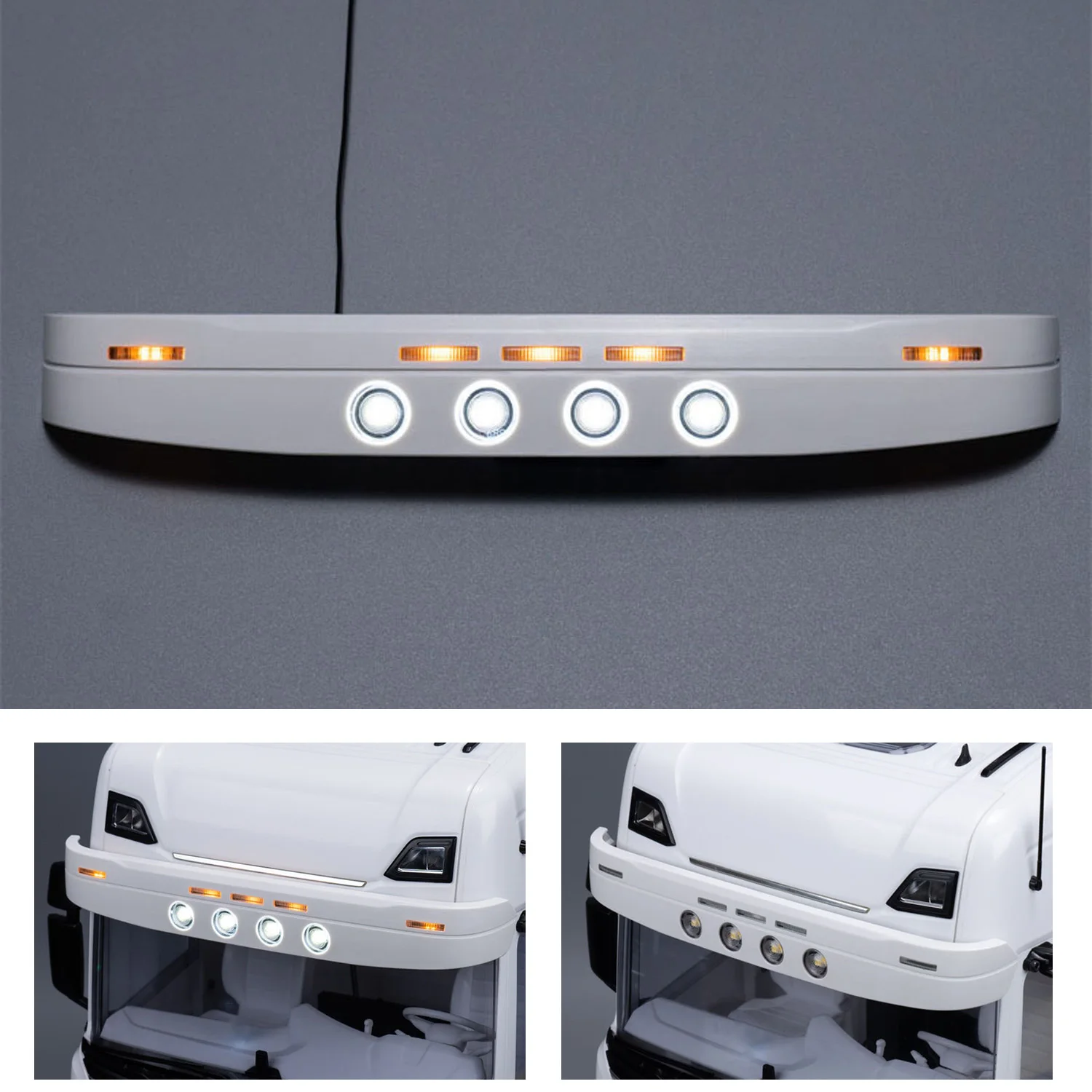 Plastic Sun Shield 5-9V LED Light Part for 1/14 DIY Remote Control Tamiya Tractor Truck SC 770S 56368 RC Lorry Vehicle Model Car
Plastic Sun Shield 5-9V LED Light Part for 1/14 DIY Remote Control Tamiya Tractor Truck SC 770S 56368 RC Lorry Vehicle Model Car