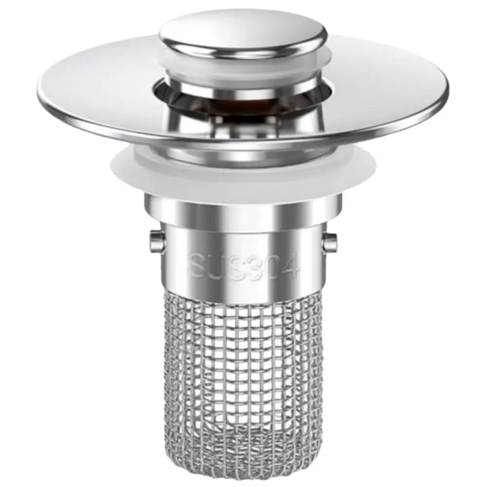 Stainless Steel Bathroom Sink Drain Strainer Odor Proof Bouncing Core Pop-Up Filter Removable Basket Universal Fit Sink Strainer
Stainless Steel Bathroom Sink Drain Strainer Odor Proof Bouncing Core Pop-Up Filter Removable Basket Universal Fit Sink Strainer