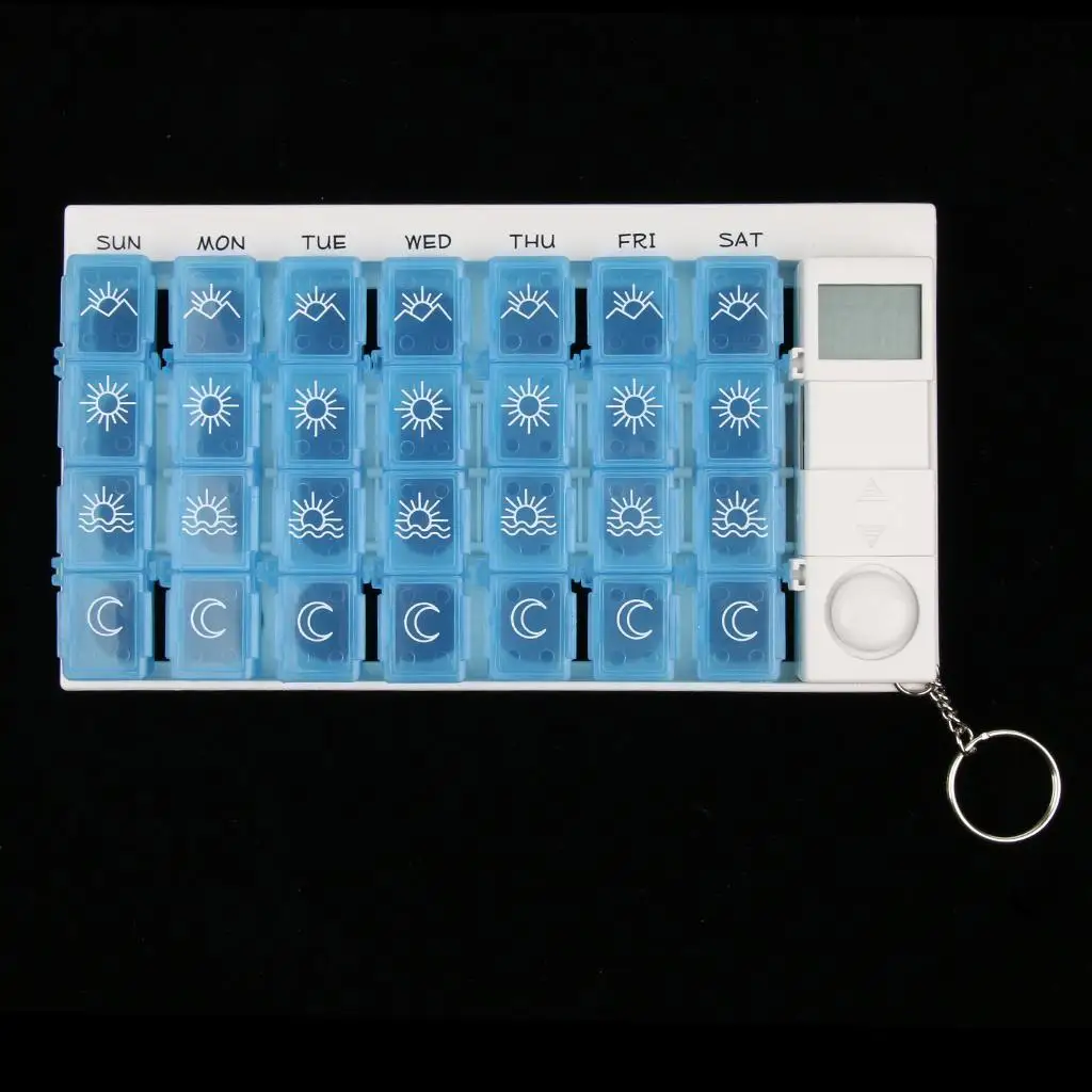 Travel Medicine Pill Capsule Box Timer Reminders Pill Tablet Case Container
Travel Medicine Pill Capsule Box Timer Reminders Pill Tablet Case Container