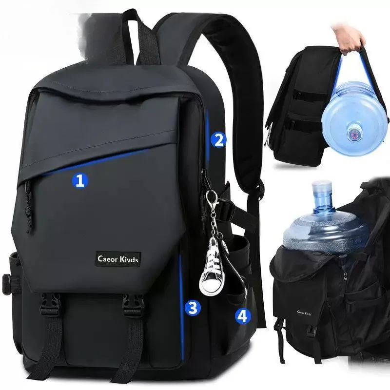Large Capacity Men's Backpack School Bag High School Junior High Student Trendy Double Shoulder Bag Soft Handle Polyester Fiber
Large Capacity Men's Backpack School Bag High School Junior High Student Trendy Double Shoulder Bag Soft Handle Polyester Fiber