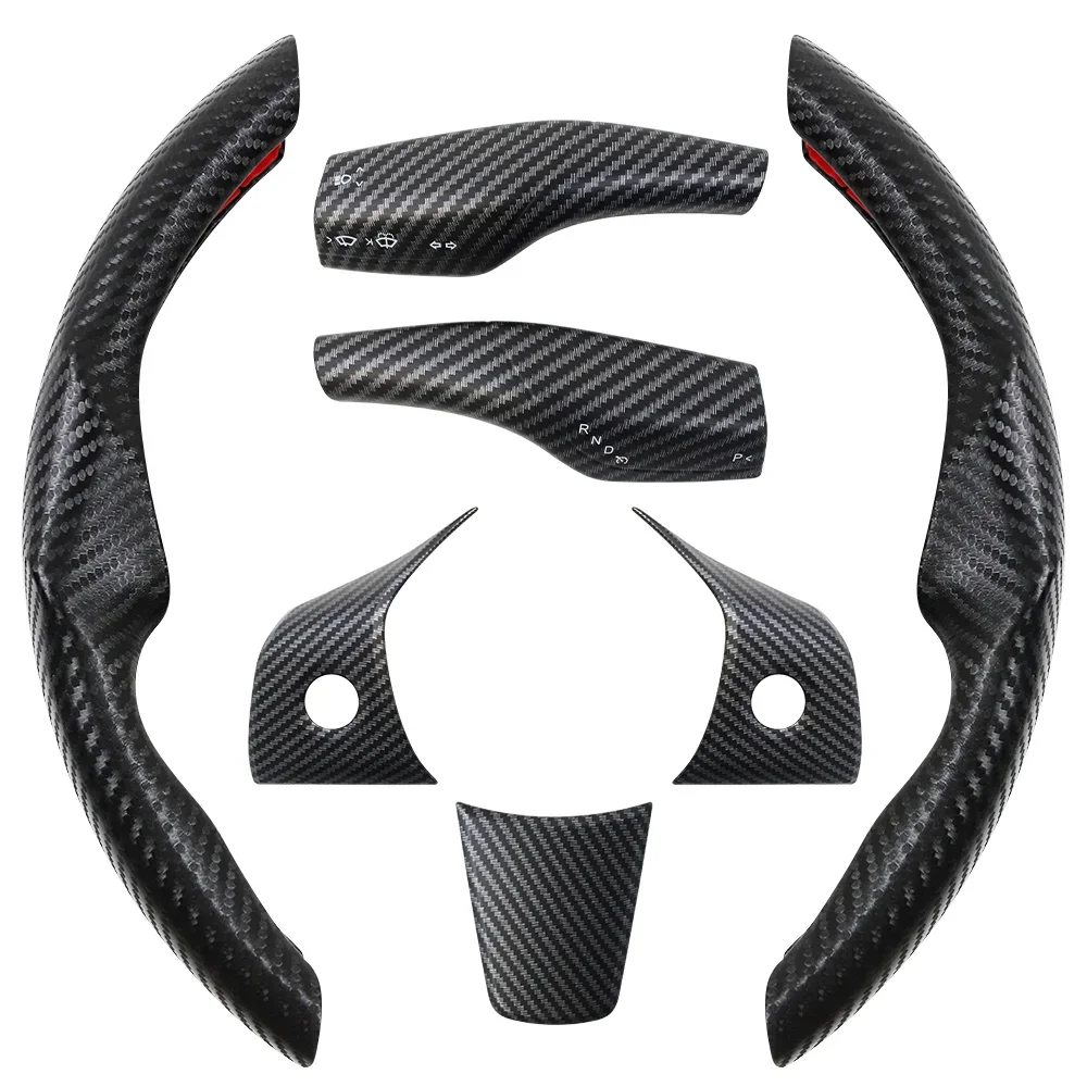 Car Steering Wheel Cover For Tesla Model 3 Car Panel Trim Frame Shift Knob Cover Model Y Whift Interior Sticker Accessories
Car Steering Wheel Cover For Tesla Model 3 Car Panel Trim Frame Shift Knob Cover Model Y Whift Interior Sticker Accessories
