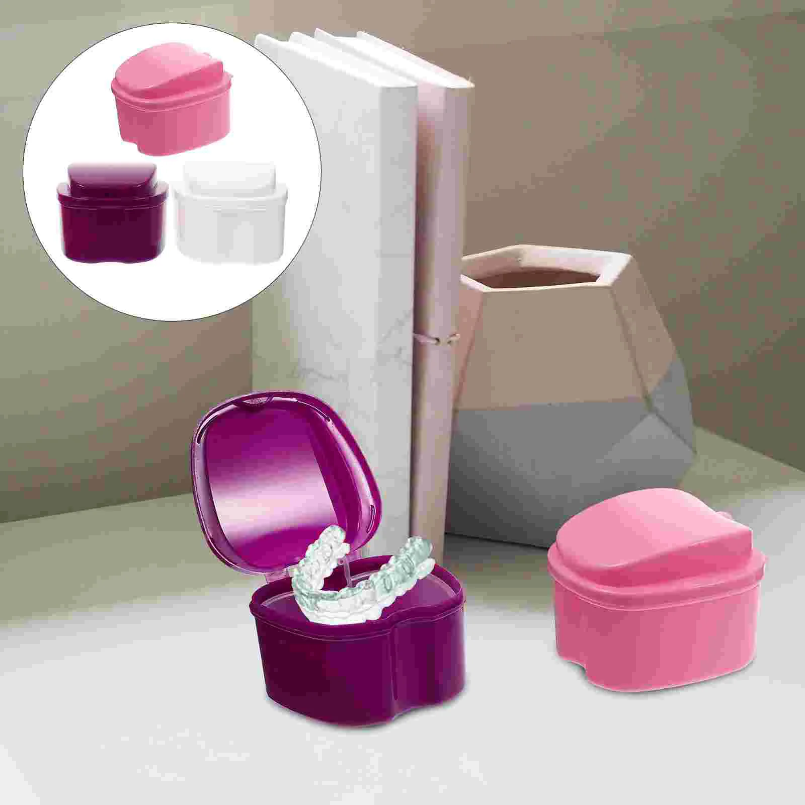 3 Pcs False Teeth Denture Box Storage Case Holder Drain Shelf Travel Portable Safe Breathable Design Compact Lightweight
3 Pcs False Teeth Denture Box Storage Case Holder Drain Shelf Travel Portable Safe Breathable Design Compact Lightweight