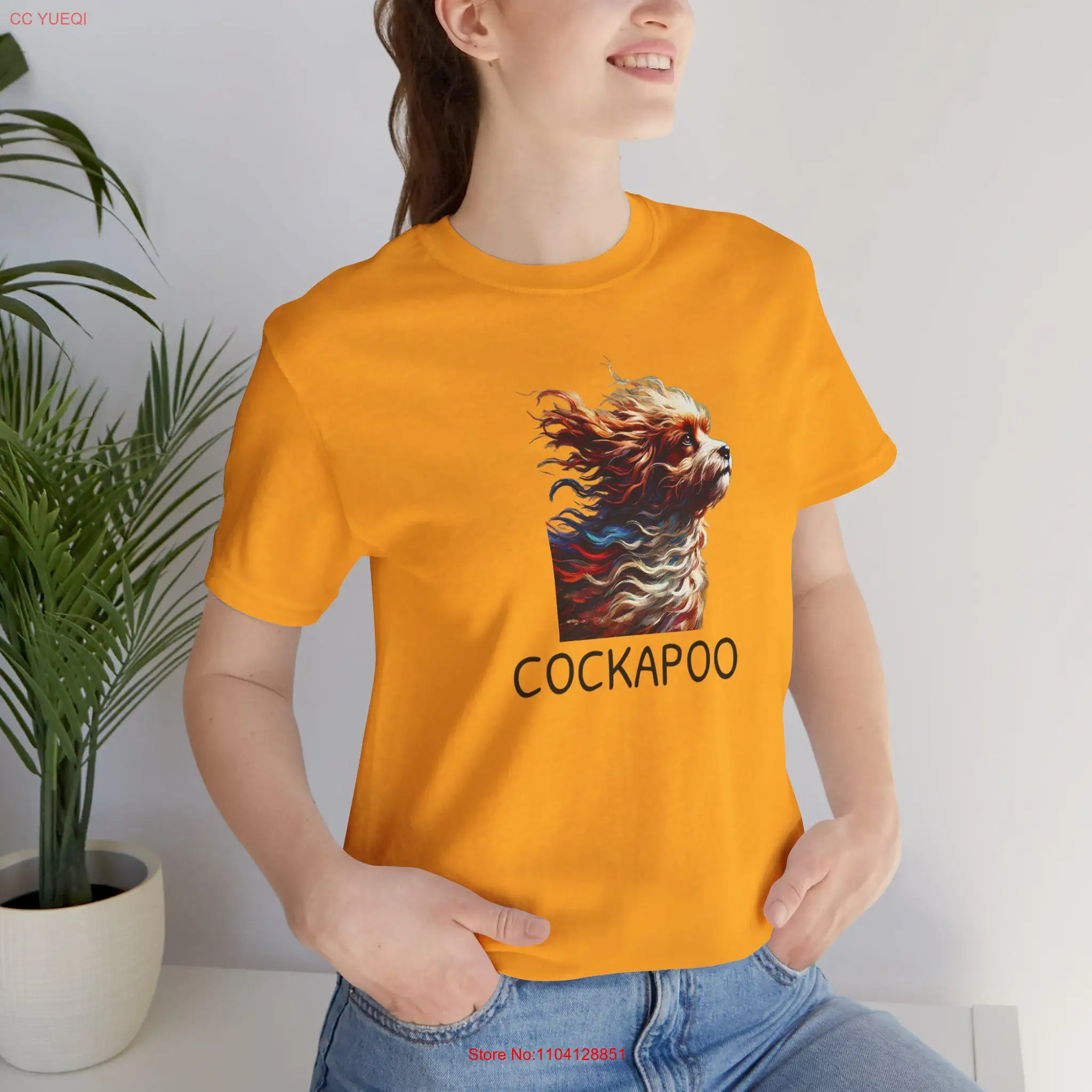 Dynamic Windblown Cockapoo Art T Shirt Unique for Artistic Dog Lovers and Adventurous Parents long or short sleeves
Dynamic Windblown Cockapoo Art T Shirt Unique for Artistic Dog Lovers and Adventurous Parents long or short sleeves