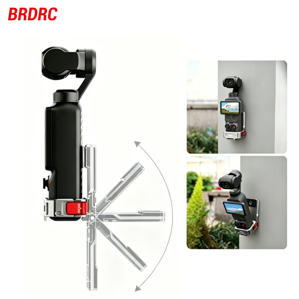 BRDRC Magnetic Mount for DJI Pocket 4/Pocket 3 Clip Holder Mount Cycling/V-log/Multifunctional Desktop Base Camera Accessories
BRDRC Magnetic Mount for DJI Pocket 4/Pocket 3 Clip Holder Mount Cycling/V-log/Multifunctional Desktop Base Camera Accessories