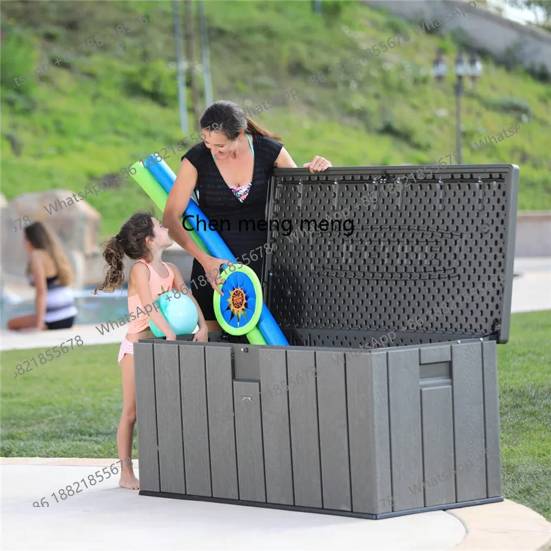 Storage box Plastic outdoor storage cabinet Garden courtyard Waterproof and oversized storage cabinet
Storage box Plastic outdoor storage cabinet Garden courtyard Waterproof and oversized storage cabinet