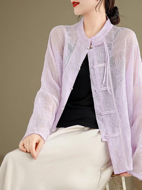 New 2026 Chinese Sle National Trend Retro Embroidered Light Thin Sunscreen irt Jaet Top High End Summer Commute Art Loo...
New 2026 Chinese Sle National Trend Retro Embroidered Light Thin Sunscreen irt Jaet Top High End Summer Commute Art Loo...