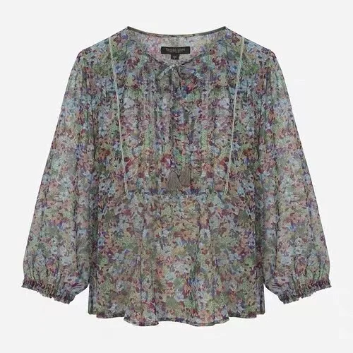 Faionable Light Weight Long Sve round Ne Printed Floral irt Ele Lady Sle Thai Single Thu*land Autumn 2024
Faionable Light Weight Long Sve round Ne Printed Floral irt Ele Lady Sle Thai Single Thu*land Autumn 2024