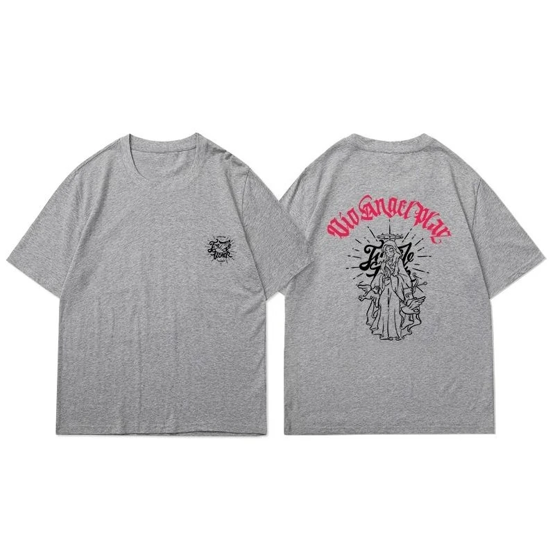 2025 Fashion Trend Heavy Cotton American Angel Print Short Sleeve T-Shirt Men's High Street Casual Top
2025 Fashion Trend Heavy Cotton American Angel Print Short Sleeve T-Shirt Men's High Street Casual Top
