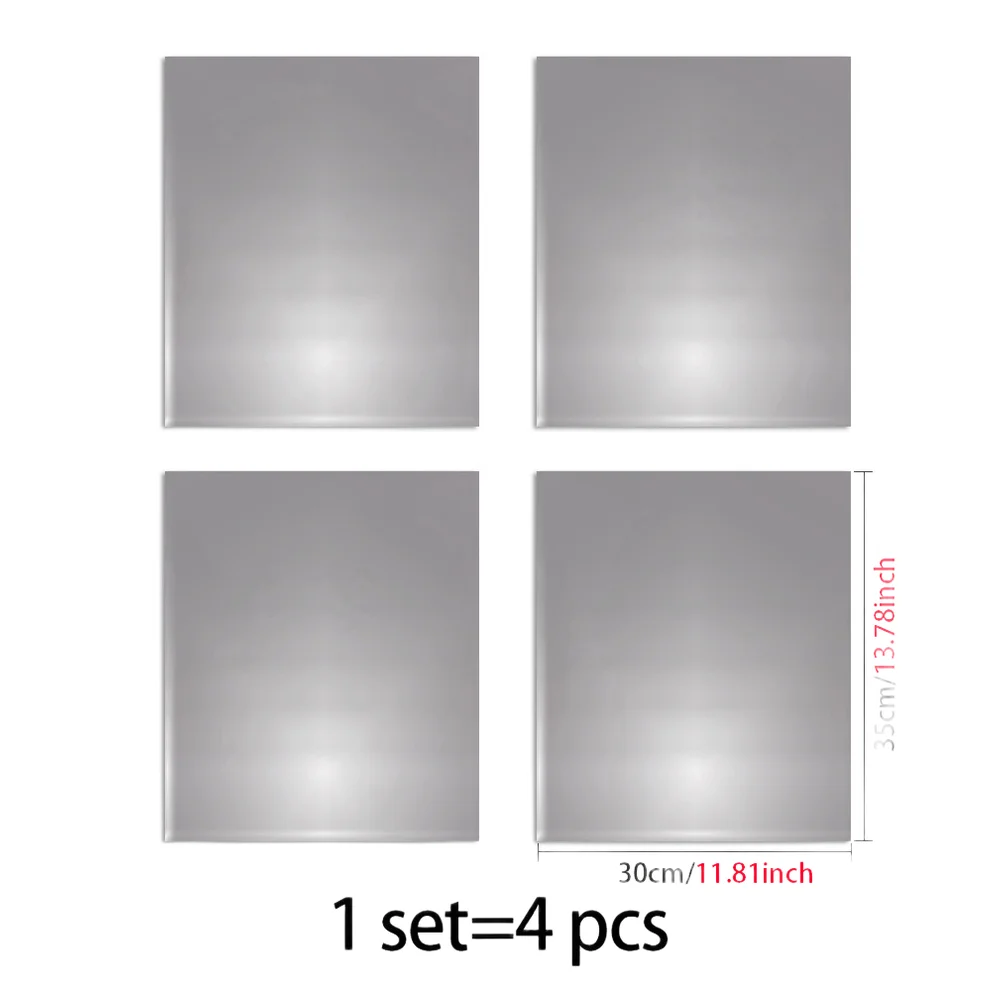 4PCS Mirror Wall Stickers for Living Room Bathroom Bedroom PS Material Reflective Home Decor Moisture Resistant Film
4PCS Mirror Wall Stickers for Living Room Bathroom Bedroom PS Material Reflective Home Decor Moisture Resistant Film