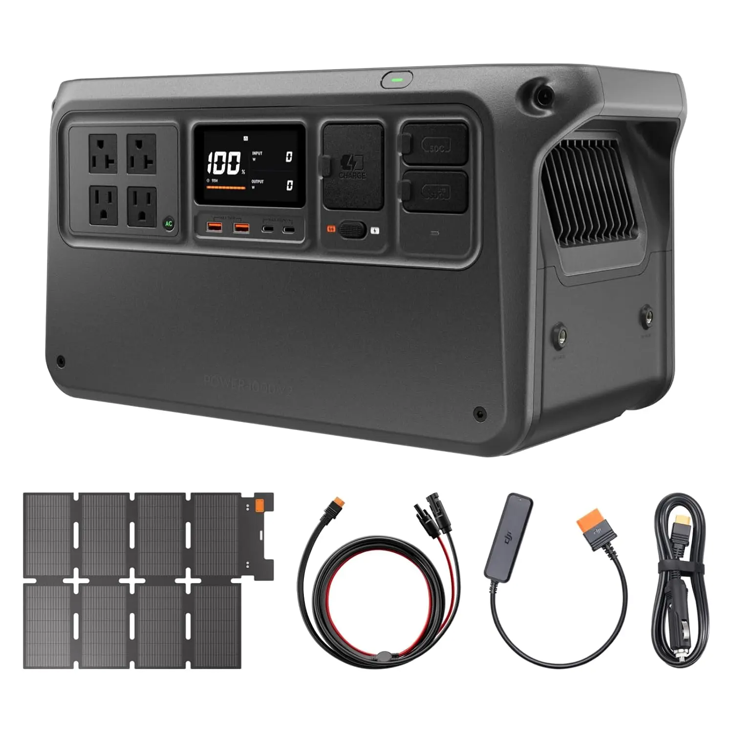 Power 1000 V2 Portable Power Station, Solar Generator with IBCPOWER 100W Foldable Solar Panel, 1024Wh LFP Battery,, Custom
Power 1000 V2 Portable Power Station, Solar Generator with IBCPOWER 100W Foldable Solar Panel, 1024Wh LFP Battery,, Custom