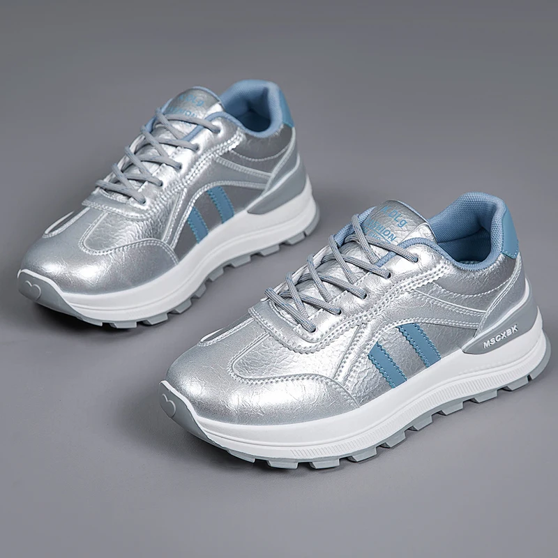 Женская осенняя студенческая нескользящая трендовая модная повседневная женская обувь, новинка 2025, кроссовки, легкие кроссовки на мягкой подошве 
Женская осенняя студенческая нескользящая трендовая модная повседневная женская обувь, новинка 2025, кроссовки, легкие кроссовки на мягкой подошве