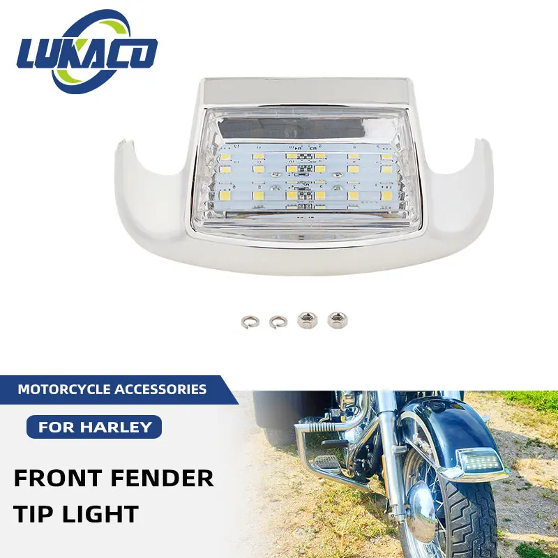 Motorcycle Front Fender LED Brake Tail Light For Harley Heritage Softail Electra Glide Road King FLHR FLSTC 1996-2013
Motorcycle Front Fender LED Brake Tail Light For Harley Heritage Softail Electra Glide Road King FLHR FLSTC 1996-2013