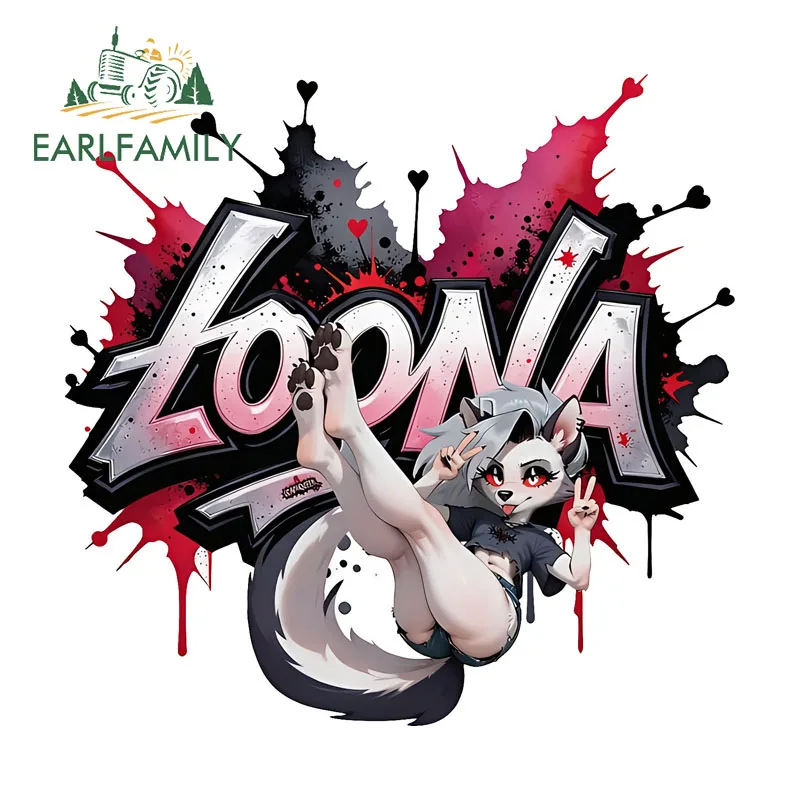 EARLFAMILY Stylish Loona Graffiti Car Sticker Cool Personality JDM Decals Occlusion Scratch Sunscreen Scratch-Proof Accessories
EARLFAMILY Stylish Loona Graffiti Car Sticker Cool Personality JDM Decals Occlusion Scratch Sunscreen Scratch-Proof Accessories