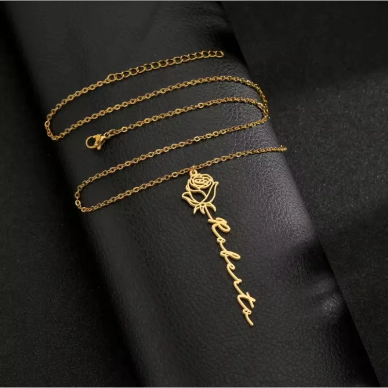 Personalized Trend DIY Birthday Flower Pendant Female Explosion Birth Flower Titanium Steel Versatile Necklace Jewelry
Personalized Trend DIY Birthday Flower Pendant Female Explosion Birth Flower Titanium Steel Versatile Necklace Jewelry