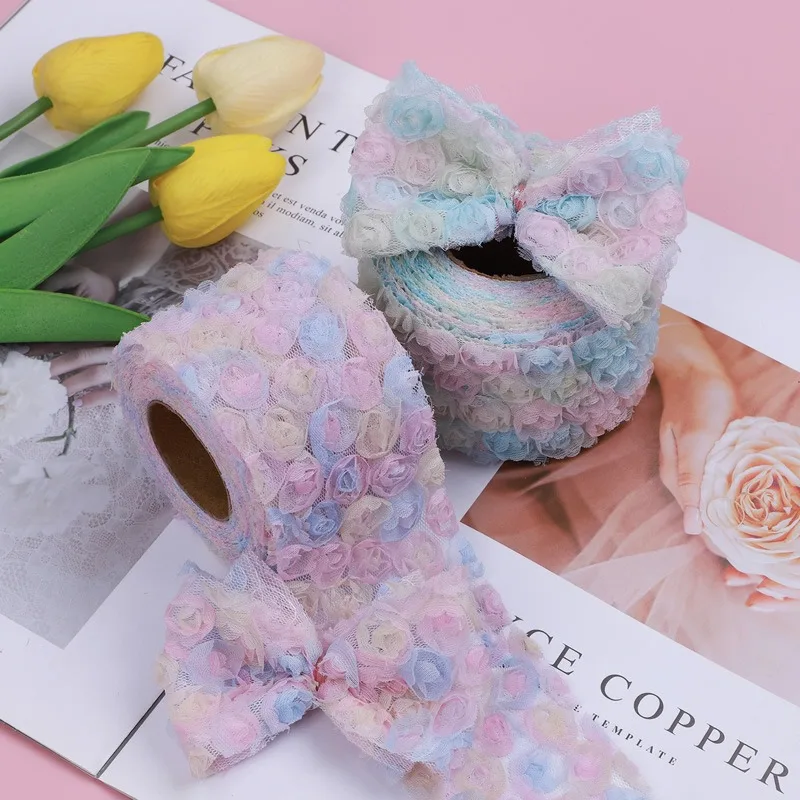 6/8/10/12cm*4.5m Embroidered 3D Rose DIY Hair Accessories Shoes and Clothing Accessories Embroidered Ribbon
6/8/10/12cm*4.5m Embroidered 3D Rose DIY Hair Accessories Shoes and Clothing Accessories Embroidered Ribbon
