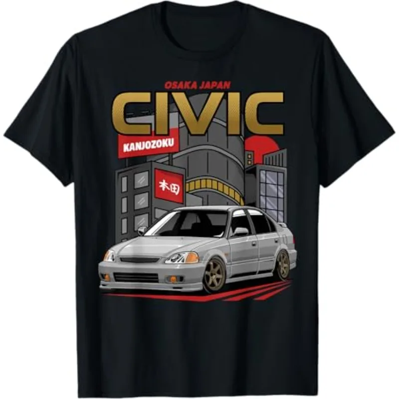 Honda Men's and Women's T-Shirts Summer Civic EK Type R Motorcycle Riding Off-Road Short Sleeves Racing Lovers Casual Top
Honda Men's and Women's T-Shirts Summer Civic EK Type R Motorcycle Riding Off-Road Short Sleeves Racing Lovers Casual Top