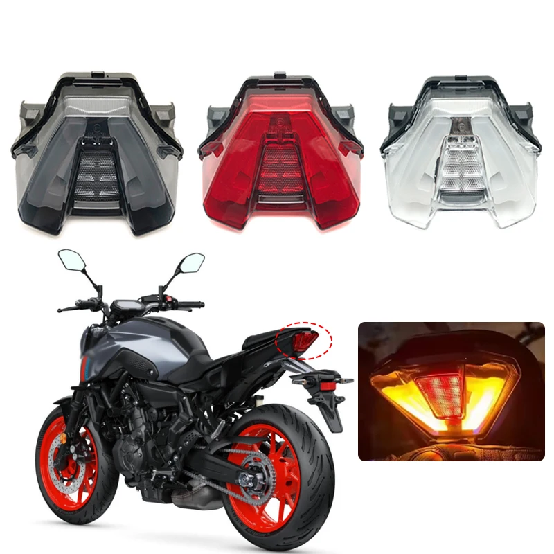 LED Integrated Blinker Taillight Rear Tail Brake Turn Signals Light For YAMAHA FZ07 MT07 MT-07 FZ-07 MT FZ 07 2021 2022 2023
LED Integrated Blinker Taillight Rear Tail Brake Turn Signals Light For YAMAHA FZ07 MT07 MT-07 FZ-07 MT FZ 07 2021 2022 2023