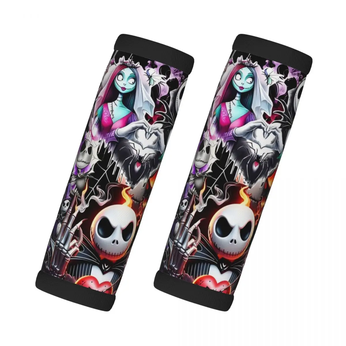 Custom Jack Skellington Luggage Handle Wrap Suitcase Identifier 2 Pack Nightmare Before Christmas For Door Handle
Custom Jack Skellington Luggage Handle Wrap Suitcase Identifier 2 Pack Nightmare Before Christmas For Door Handle