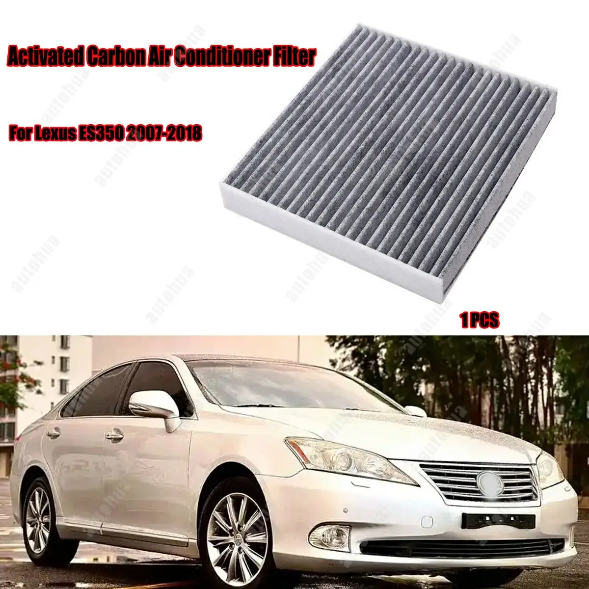 For Lexus ES350 2007-2018 1Pcs Cabin Air Filter w/Activated Carbon Replacement Air Conditioner Filter Durable Carbon Fiber
For Lexus ES350 2007-2018 1Pcs Cabin Air Filter w/Activated Carbon Replacement Air Conditioner Filter Durable Carbon Fiber