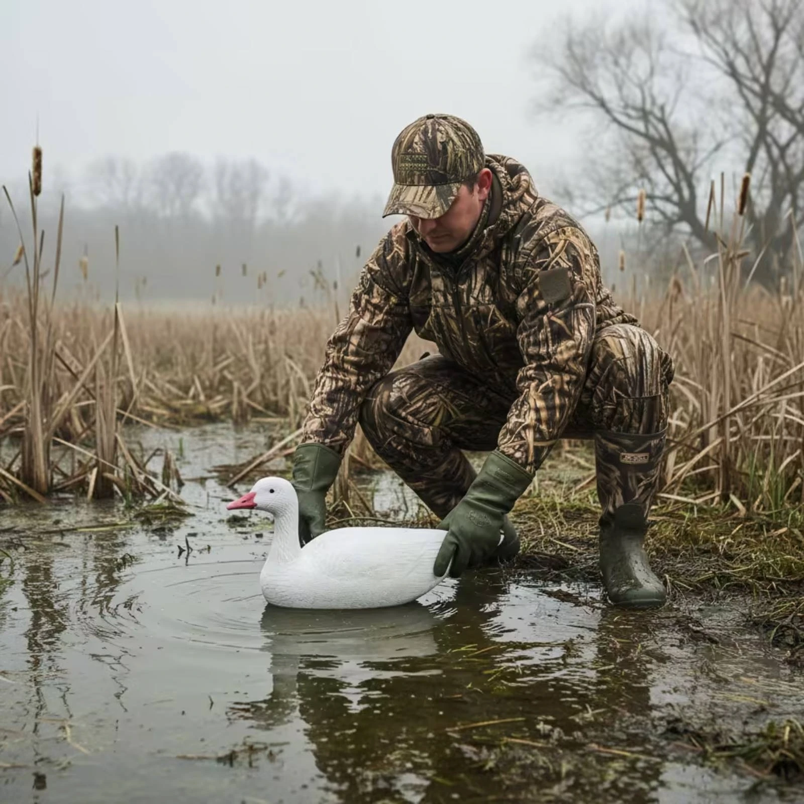Fullbody Snow Goose Decoy Realistic Goose Floater Decoy One-Piece Fast Setup for Hunters, Hunting, Pond
Fullbody Snow Goose Decoy Realistic Goose Floater Decoy One-Piece Fast Setup for Hunters, Hunting, Pond