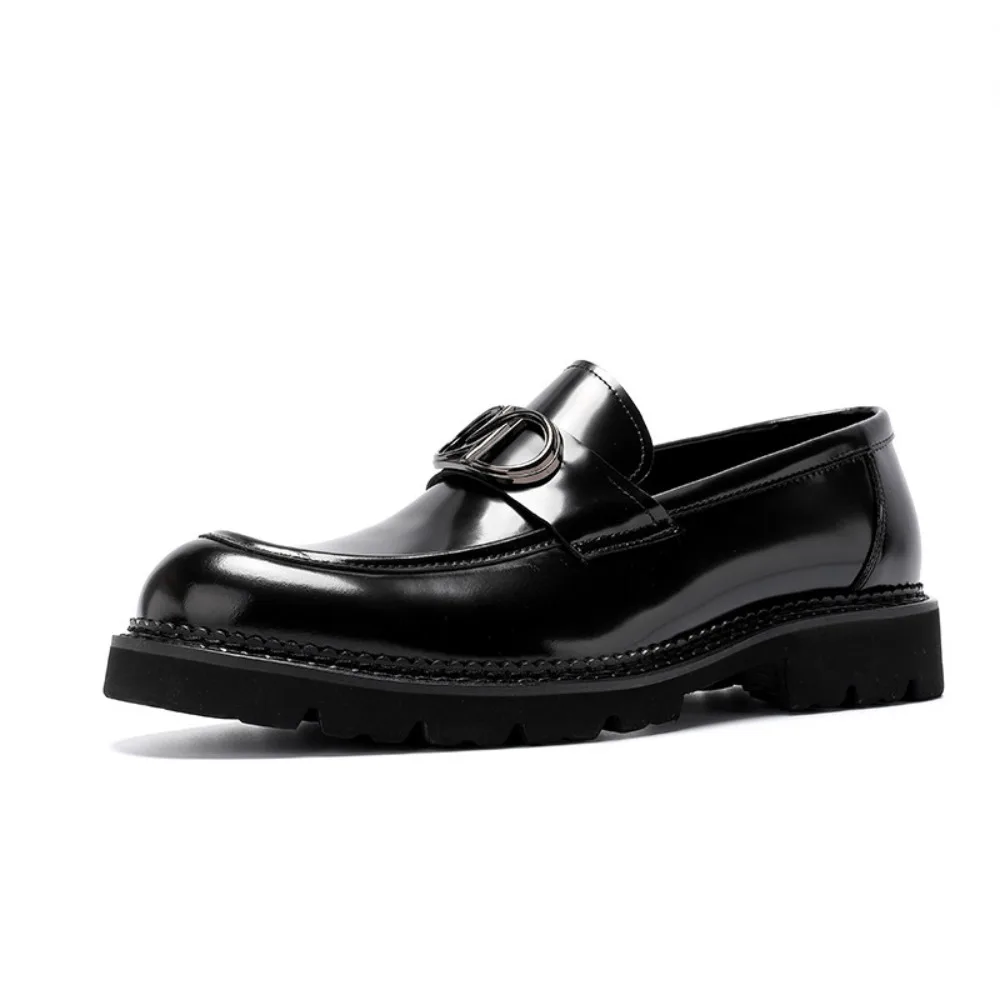 Genuine Leather Mens Loafers Shiny Finish British Style Slip on Business Formal Dress Shoes for Summer Wedding Casual Wear
Genuine Leather Mens Loafers Shiny Finish British Style Slip on Business Formal Dress Shoes for Summer Wedding Casual Wear