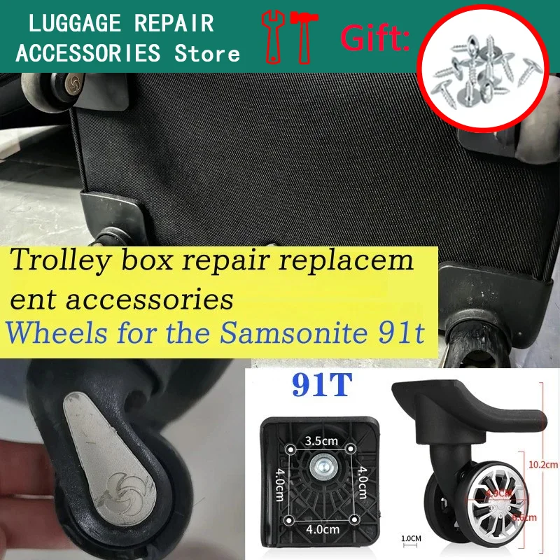 Universal wheel accessories for Samsonnite 91T suitcases - suitcase wheels
Universal wheel accessories for Samsonnite 91T suitcases - suitcase wheels