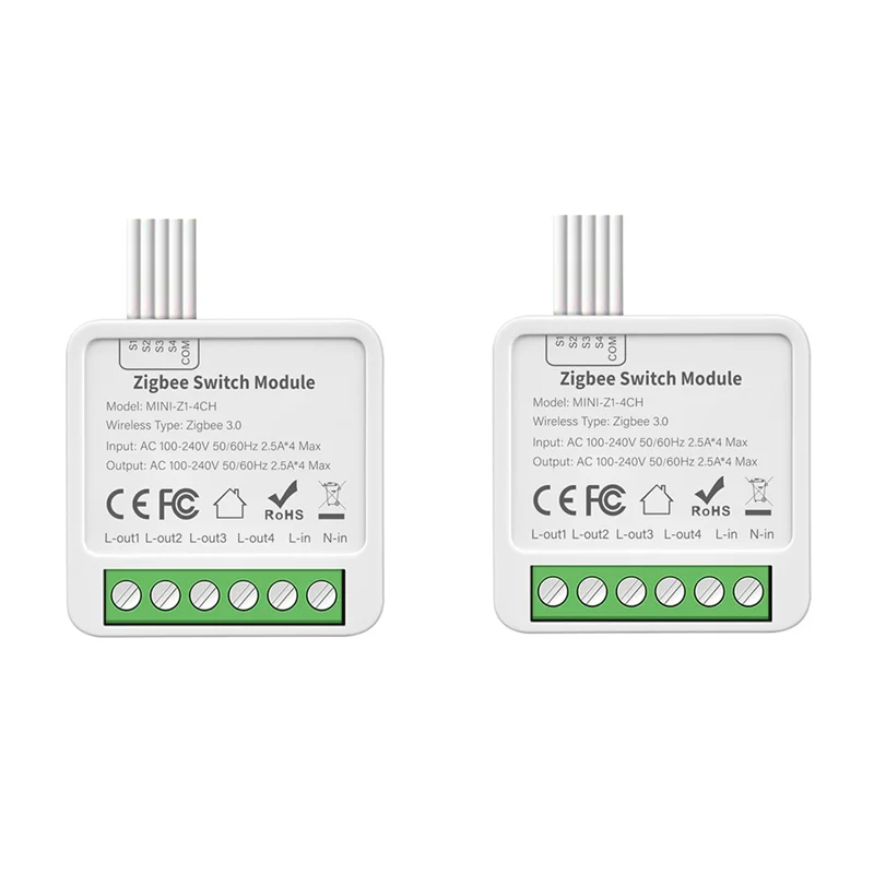 【Вспышка!】Модуль релейного переключателя Zigbee, 4 канала, переключатель включения/выключения AC100-240 В, переключатель умного дома, мини-переключатель темной коробки
【Вспышка!】Модуль релейного переключателя Zigbee, 4 канала, переключатель включения/выключения AC100-240 В, переключатель умного дома, мини-переключатель темной коробки