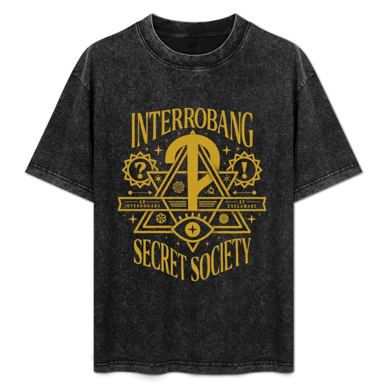 The Interrobang Secret Society Gold edition - for authors, writers, editors, and grammar nerds T-Shirt
The Interrobang Secret Society Gold edition - for authors, writers, editors, and grammar nerds T-Shirt