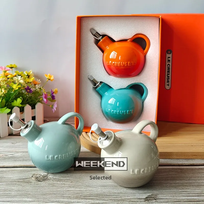 Cool Color LE CREUSET Cerc Oil Vinegar Pot Kitchen Soy Sauce Bottle Olive Oil Vinegar Dispenser Set for Home Use
Cool Color LE CREUSET Cerc Oil Vinegar Pot Kitchen Soy Sauce Bottle Olive Oil Vinegar Dispenser Set for Home Use