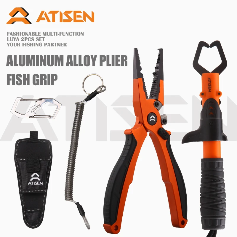 Fishing Tongs Hook Remover Stainless Steel Long Nose Fishing tongs Braided Knife Forked ring Tongs Portable fishing multifunctio
Fishing Tongs Hook Remover Stainless Steel Long Nose Fishing tongs Braided Knife Forked ring Tongs Portable fishing multifunctio