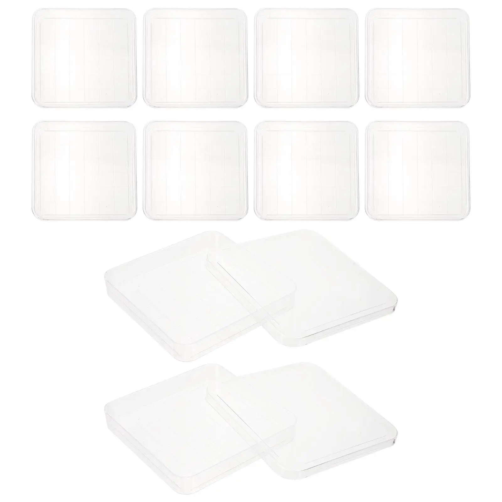10 pcs Disposable Petri Dishes Square Plastic Plates with Lids for Biological Scientific Research School Projects
10 pcs Disposable Petri Dishes Square Plastic Plates with Lids for Biological Scientific Research School Projects