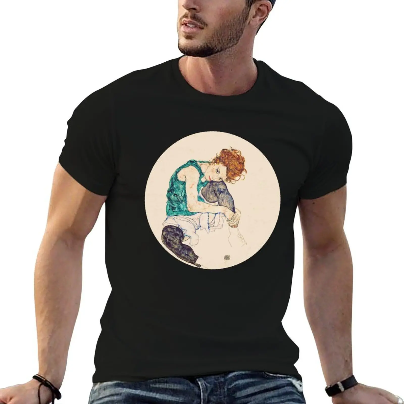 HD Seated Woman With Legs Drawn Up , by Egon Schiele - HIGH DEFINITION T-Shirt t shirt man cotton T-Shirt
HD Seated Woman With Legs Drawn Up , by Egon Schiele - HIGH DEFINITION T-Shirt t shirt man cotton T-Shirt