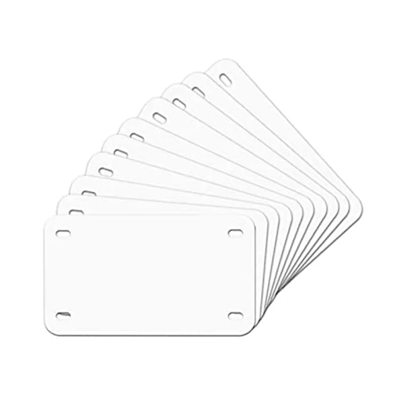 B72A 7 Inch x 4 Inch 10 Pack Sublimation License Plate Blanks,Heat Thermal Transfer DIY Picture,Aluminum License Plate Tag
B72A 7 Inch x 4 Inch 10 Pack Sublimation License Plate Blanks,Heat Thermal Transfer DIY Picture,Aluminum License Plate Tag