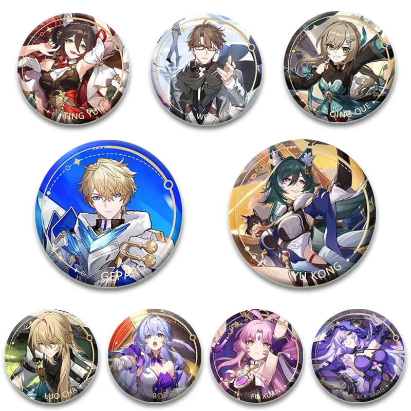 Hot Game Honkai Star Rail Soft Button PinBadge Cartoon Character Himeko Seele JingYuan Brooch for Clothes Jewelry Accessories
Hot Game Honkai Star Rail Soft Button PinBadge Cartoon Character Himeko Seele JingYuan Brooch for Clothes Jewelry Accessories