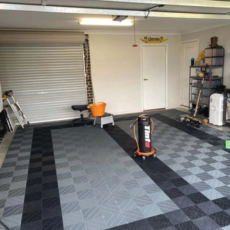 Interlocking PVC Garage Floor Tiles, Quick and Easy to Repair, High Strength, Car Parking Carwash, Factory in China
Interlocking PVC Garage Floor Tiles, Quick and Easy to Repair, High Strength, Car Parking Carwash, Factory in China