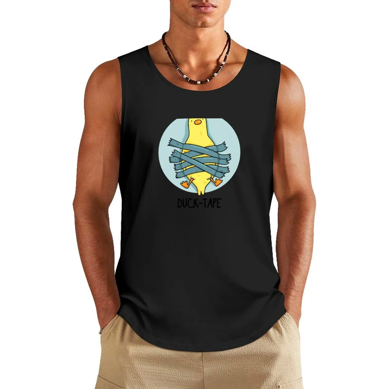 Duck Tape Funny Duct Tape Puns Tank Top T-shirt man cute tops sports suits t-shirt for men
Duck Tape Funny Duct Tape Puns Tank Top T-shirt man cute tops sports suits t-shirt for men