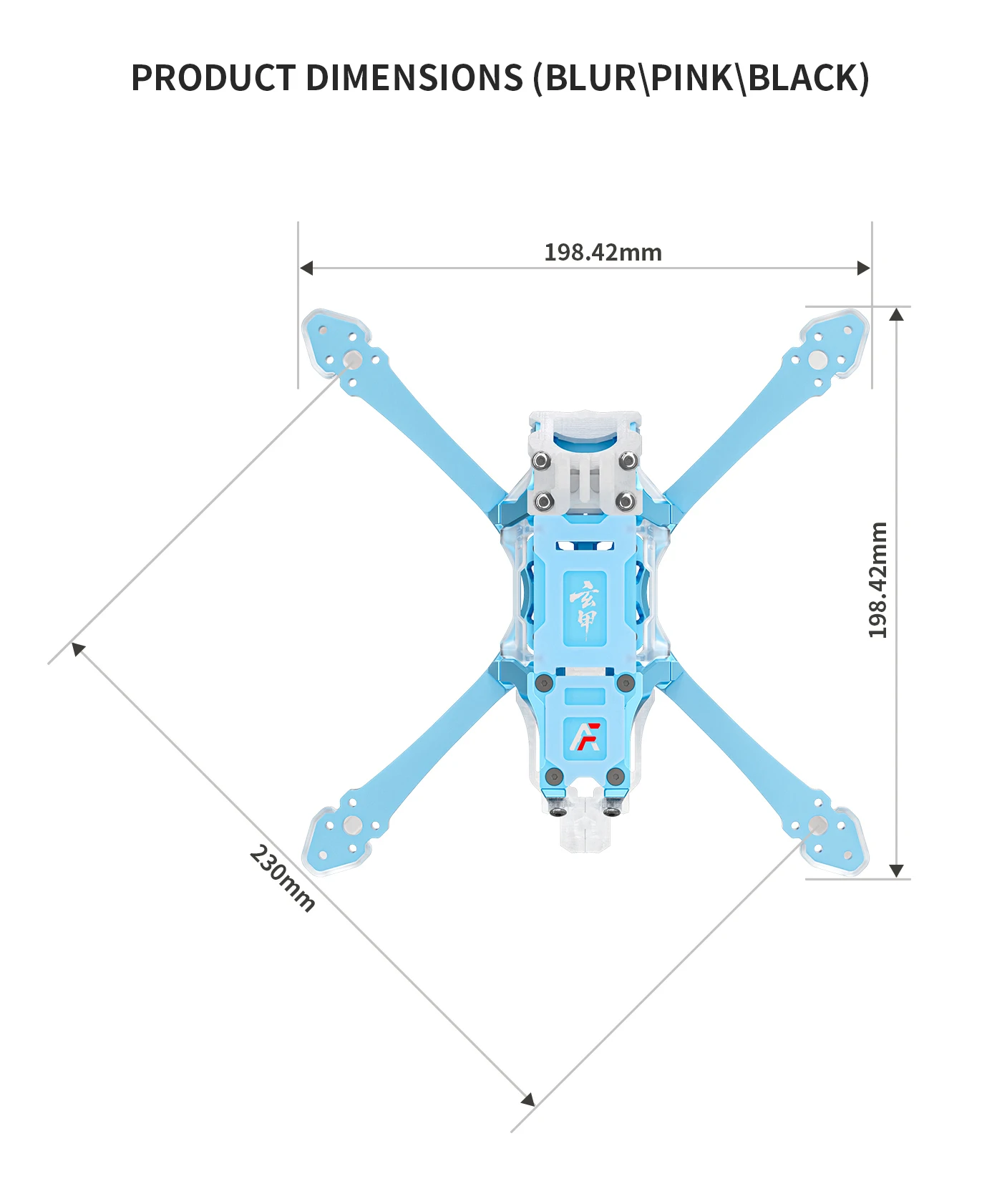 Axisflying 5Inch True X FPV Freestyle Frame T700 Carbon Fiber With 51466 V2 CW CCW Props DIY Quadcopter Kit for 4-6S FPV Drone
Axisflying 5Inch True X FPV Freestyle Frame T700 Carbon Fiber With 51466 V2 CW CCW Props DIY Quadcopter Kit for 4-6S FPV Drone